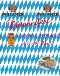 Oktoberfest im Zilles vom 17. bis 25.09.2022 mit Oktoberfestbier vom Fass.